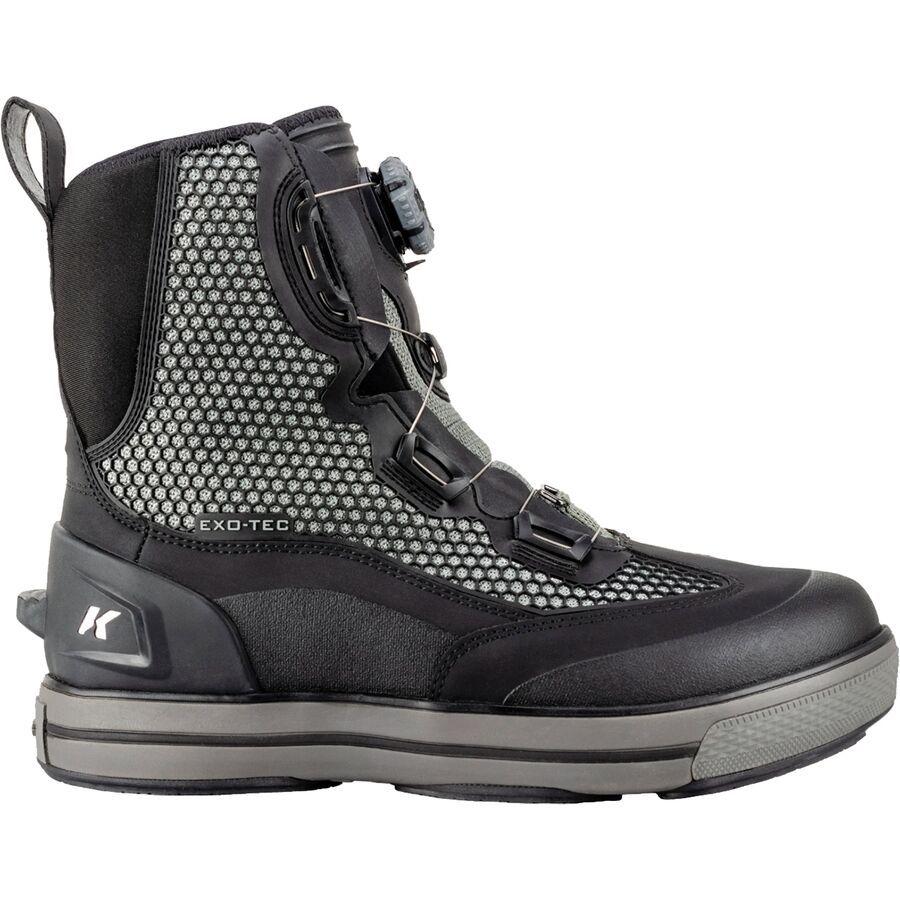 Korkers Chrome Lite Wading Boot Black/Fixed Kling-On Rock Soles