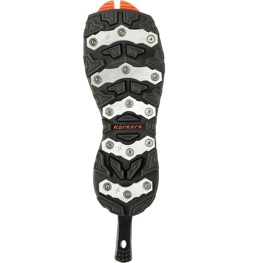 Korkers Omnitrax V3.0 Triple Threat - Aluminum Bar Sole Black/Orange