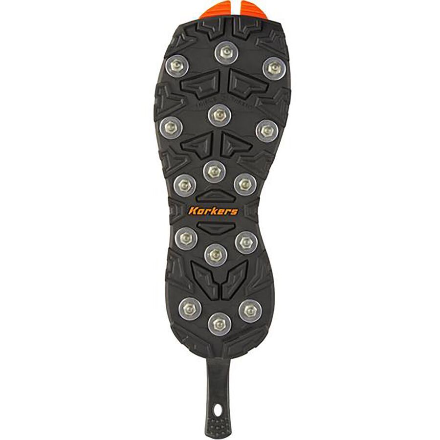 Korkers Omnitrax V3.0 Triple Threat - Carbide Spike Outsole Black/Orange