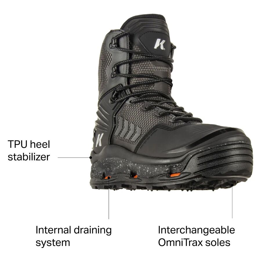 Korkers River Ops Wading Boot Felt & Vibram Soles