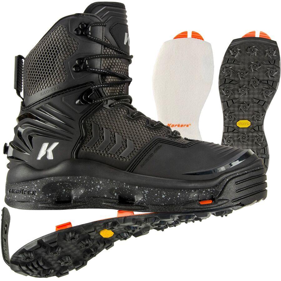 Korkers River Ops Wading Boot Felt & Vibram Soles