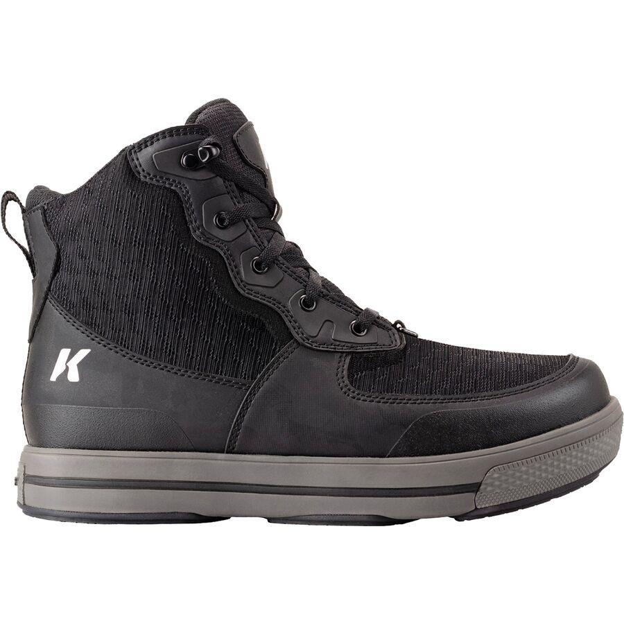 Korkers Stealth Sneaker Wading Boot Black/Fixed Kling-On Rock Soles