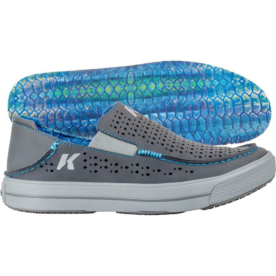 Korkers Tarpon Fish Moc Vented Shoe - Men's Charcoal