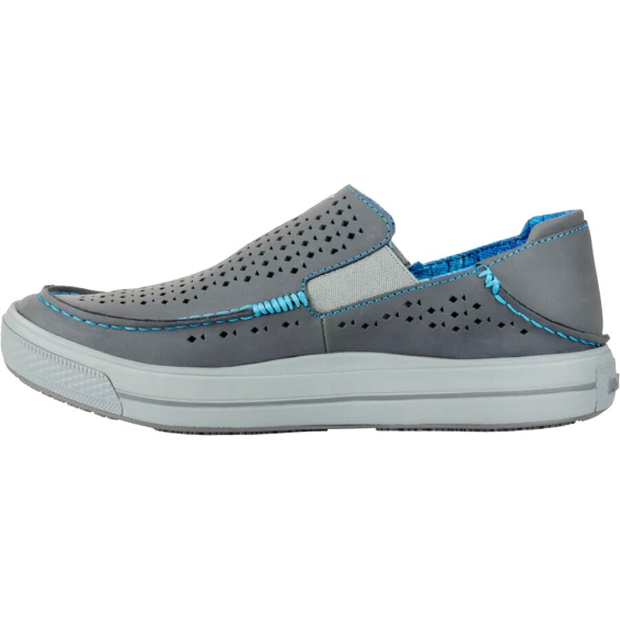 Korkers Tarpon Fish Moc Vented Shoe - Men's Charcoal