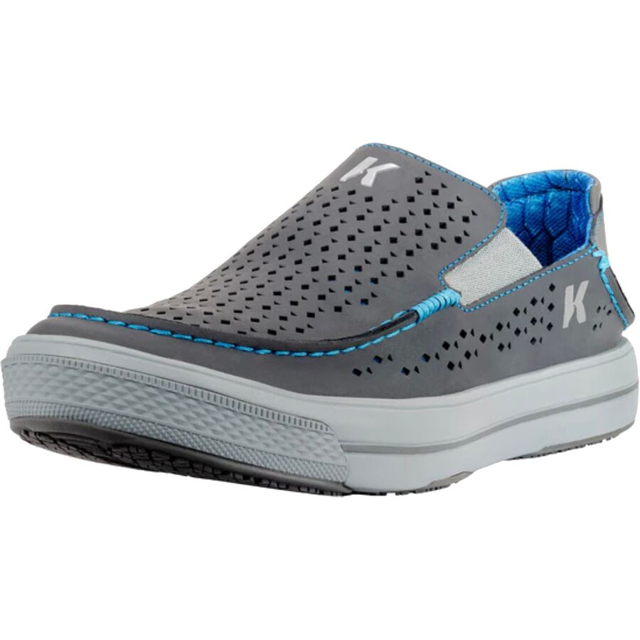 Korkers Tarpon Fish Moc Vented Shoe - Men's Charcoal
