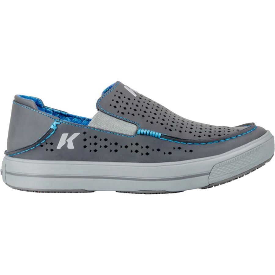 Korkers Tarpon Fish Moc Vented Shoe - Men's Charcoal
