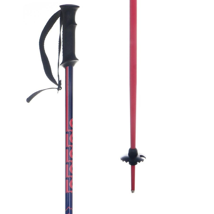 L9 Sports Junior Ski Poles 2022 Red/Blue