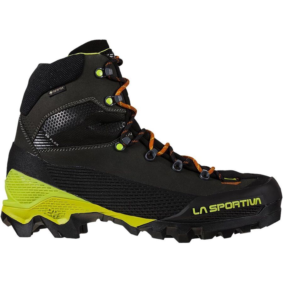 La Sportiva Aequilibrium LT GTX Mountaineering Boot - Men's Carbon/Lime Punch
