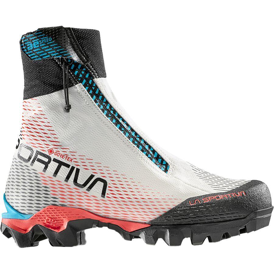La Sportiva Aequilibrium Speed GTX Mountaineering Boot - Women's White/Hibiscus