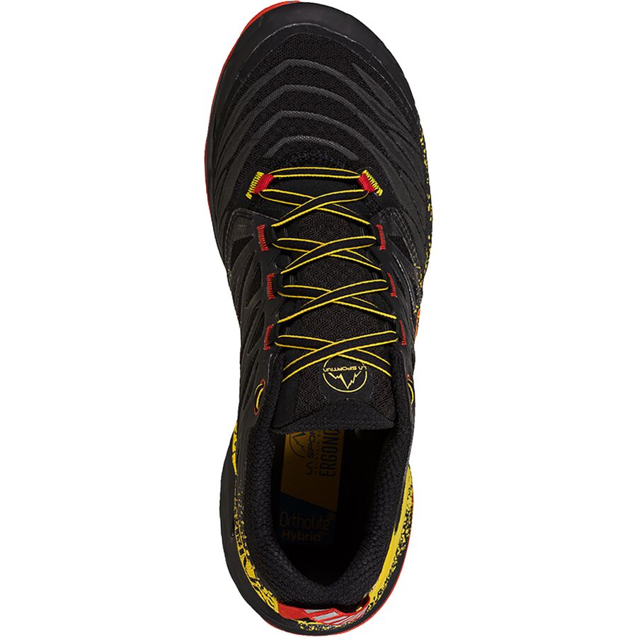 La Sportiva Akasha II Running Shoe - Men's Black/Yellow