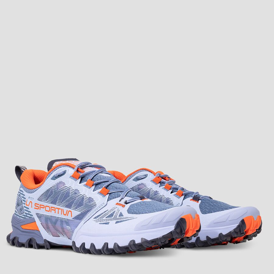 La Sportiva Bushido III GTX Trail Running Shoe - Women's Stone Blue/Moonlight