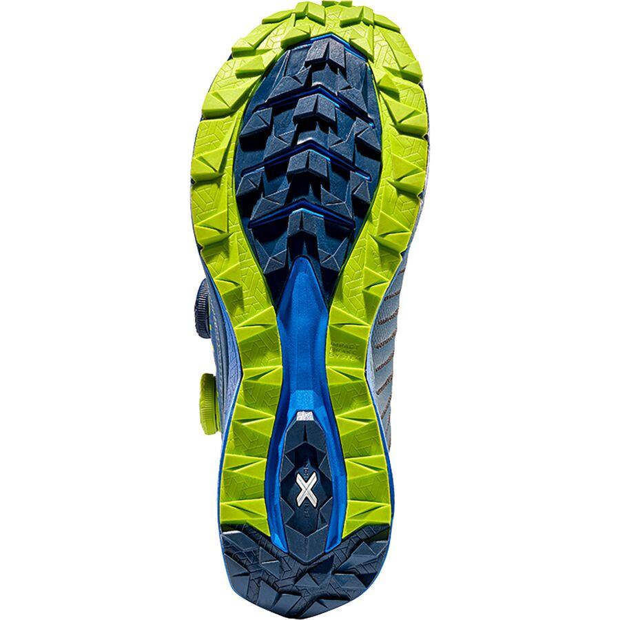 La Sportiva Jackal II BOA Trail Running Shoe - Men's Storm Blue/Lime Punch