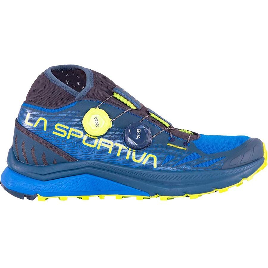 La Sportiva Jackal II BOA Trail Running Shoe - Men's Storm Blue/Lime Punch