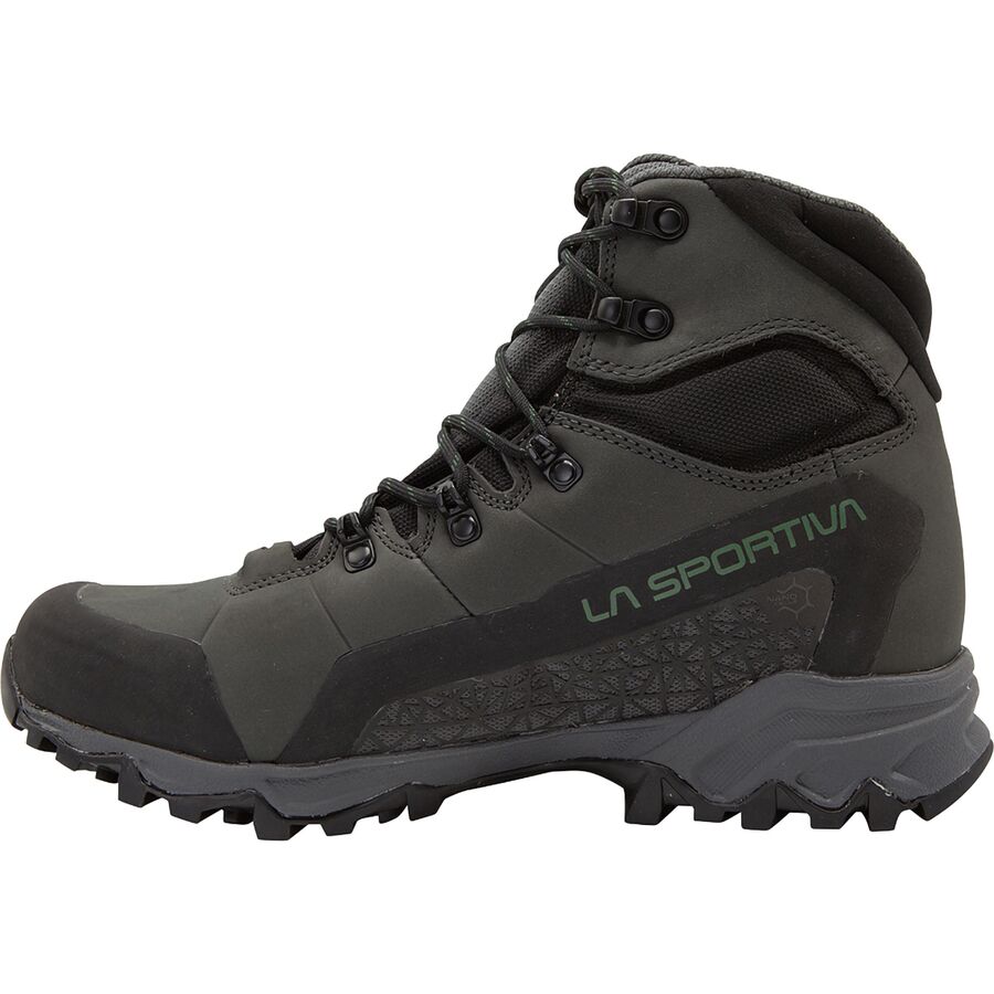 La Sportiva Nucleo High II GTX Wide Boot - Men's Carbon/Forest