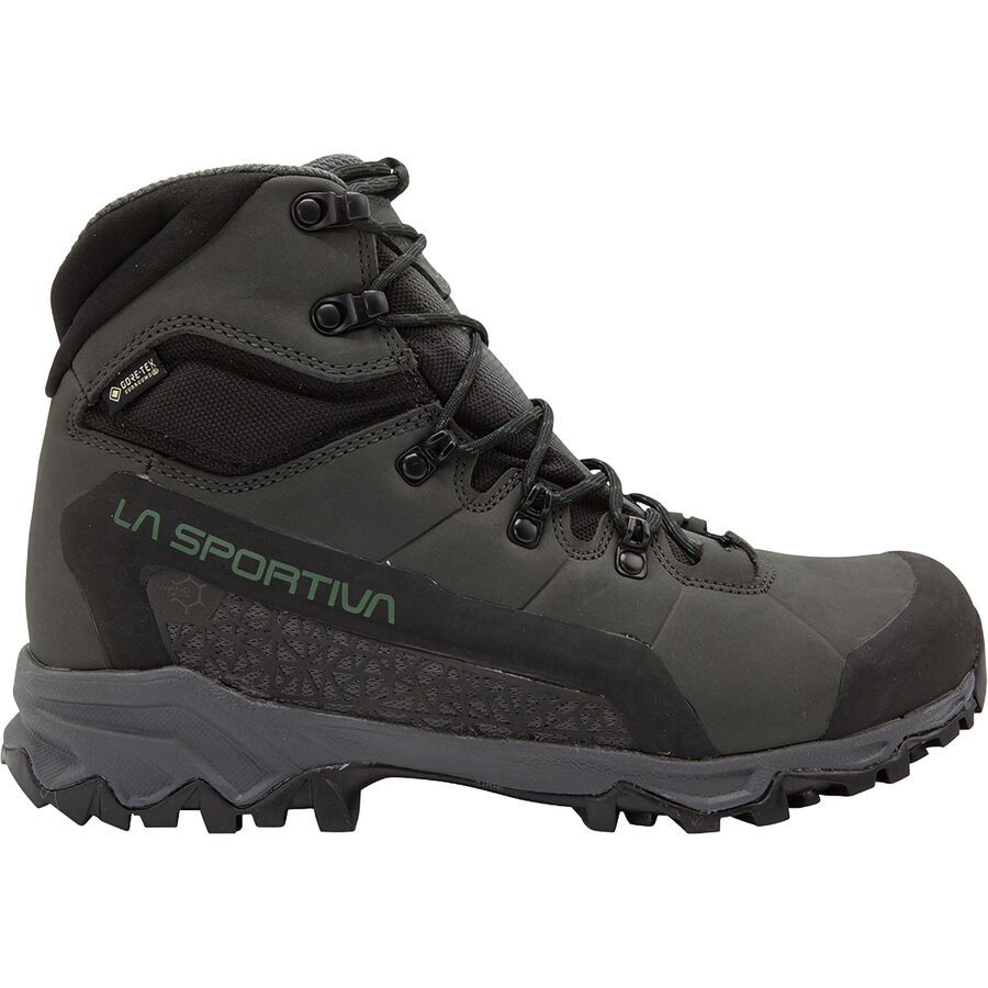 La Sportiva Nucleo High II GTX Wide Boot - Men's Carbon/Forest