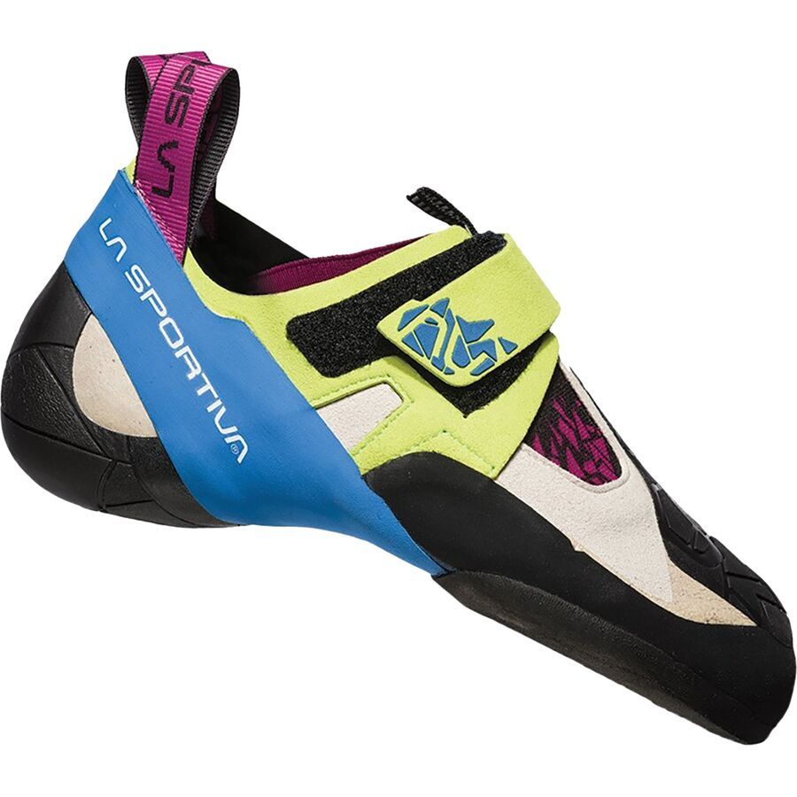 La Sportiva Skwama Climbing Shoe - Women's Apple Green/Cobalt Blue