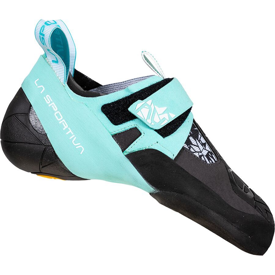 La Sportiva Skwama Vegan Climbing Shoe - Women's Carbon/Turquoise