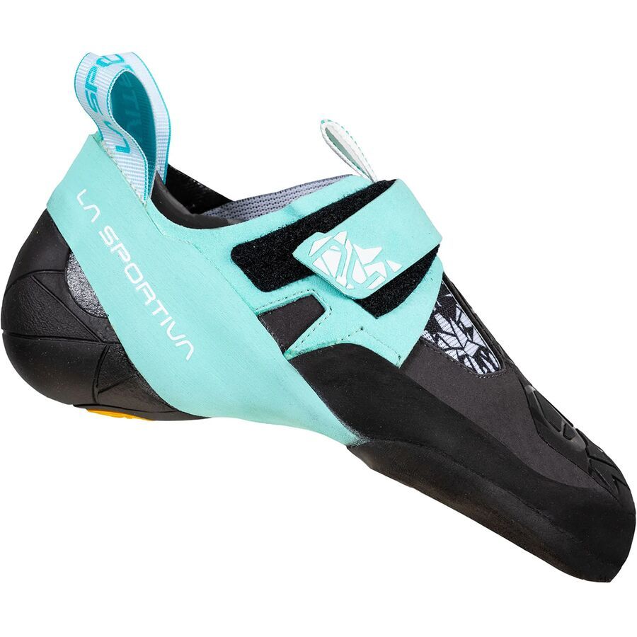 La Sportiva Skwama Vegan Climbing Shoe - Women's Carbon/Turquoise