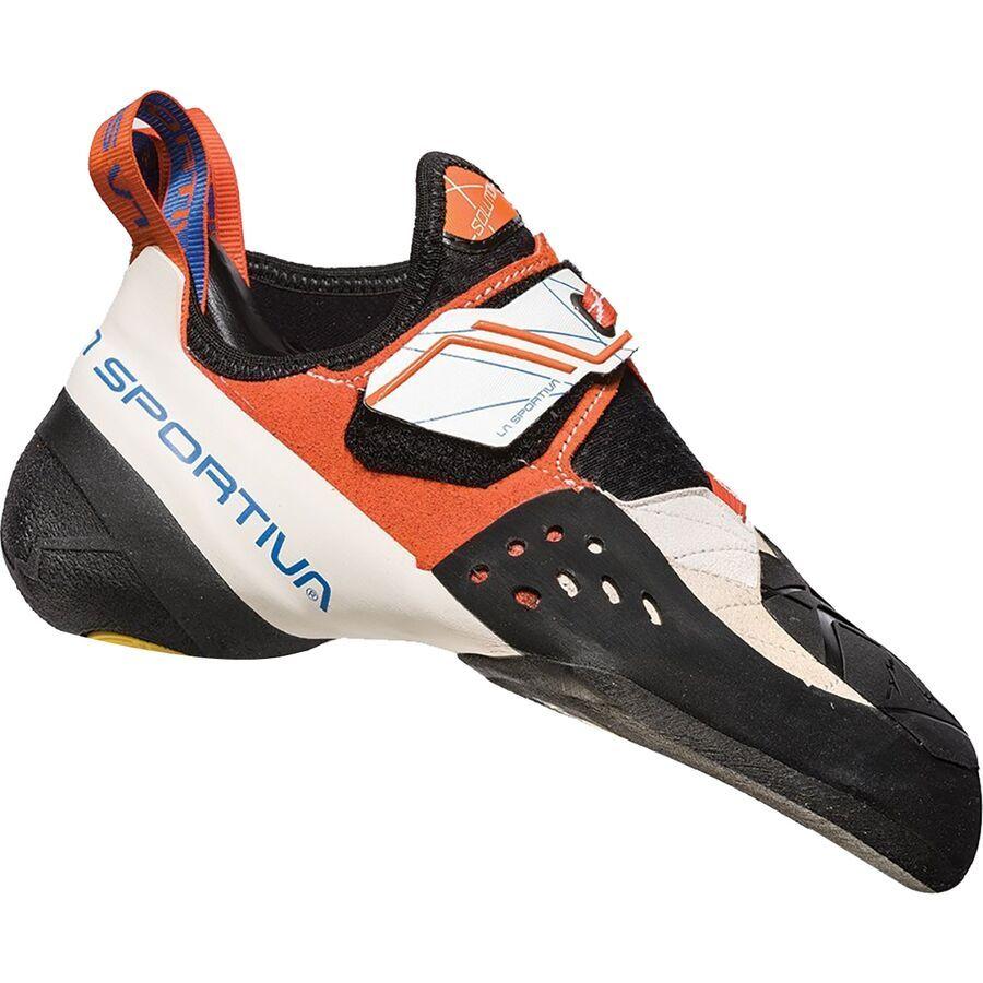 La Sportiva Solution Climbing Shoe - Women's White/Lily Orange