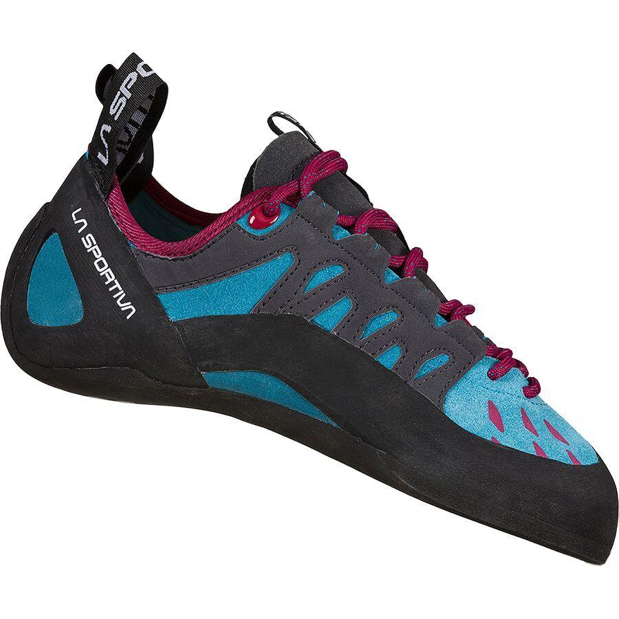 La Sportiva Tarantulace Climbing Shoe - Women's Topaz/Red Plum
