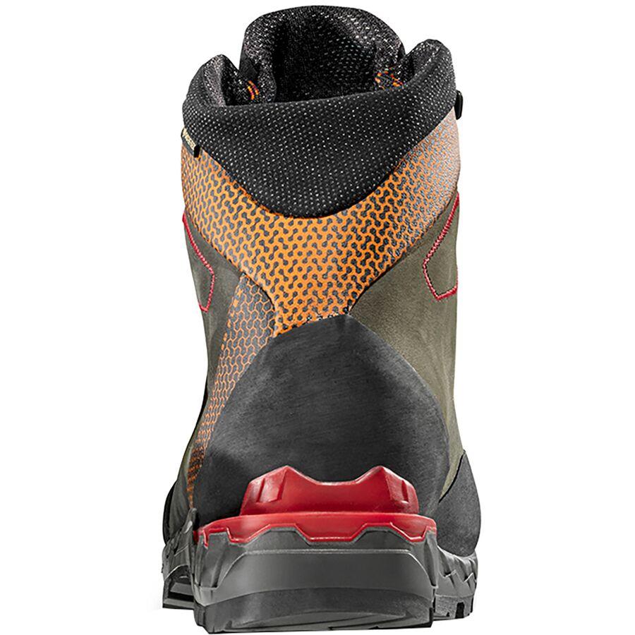 La Sportiva Trango Tech Leather GTX Mountaineering Boot - Men's Carbon/Hawaiian Sun