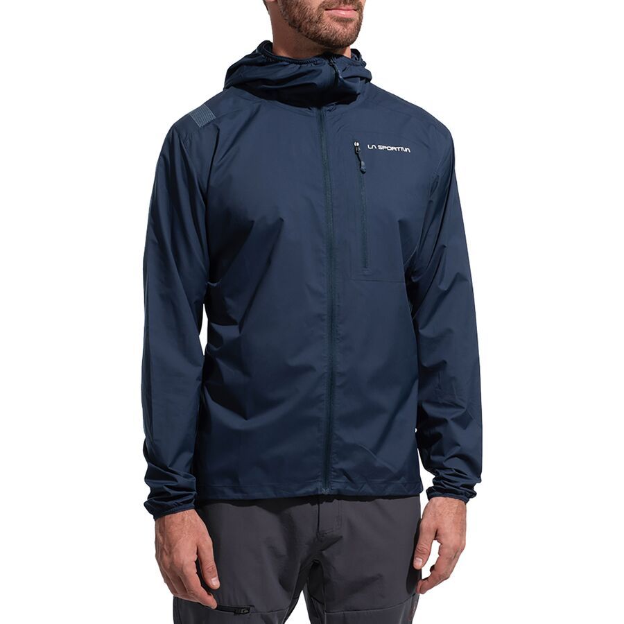 La Sportiva Wall Breeze Stretch Jacket - Men's Night Sky/Chalk