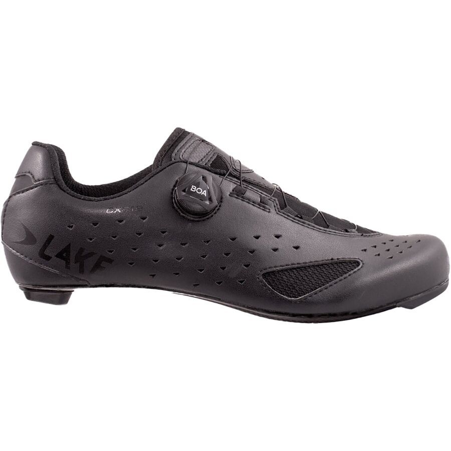 Lake CX219 Wide Cycling Shoe - Men's Black/Black