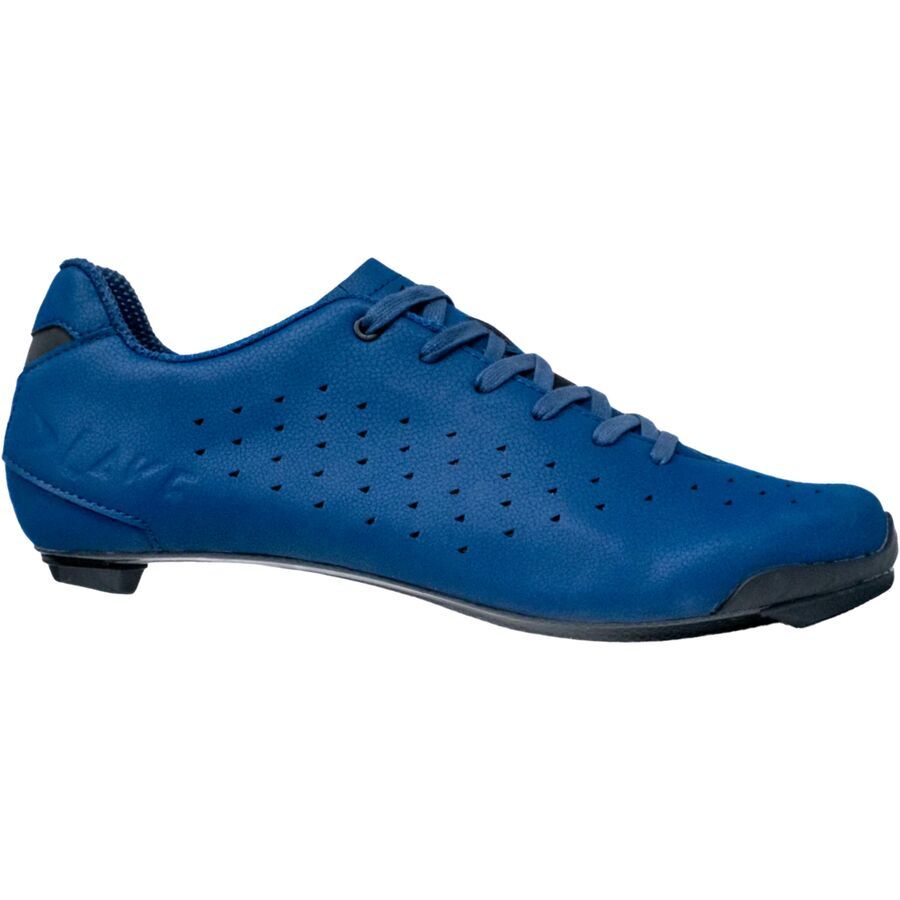Lake CX21C Wide Cycling Shoe - Men's Blue/Black Clarino