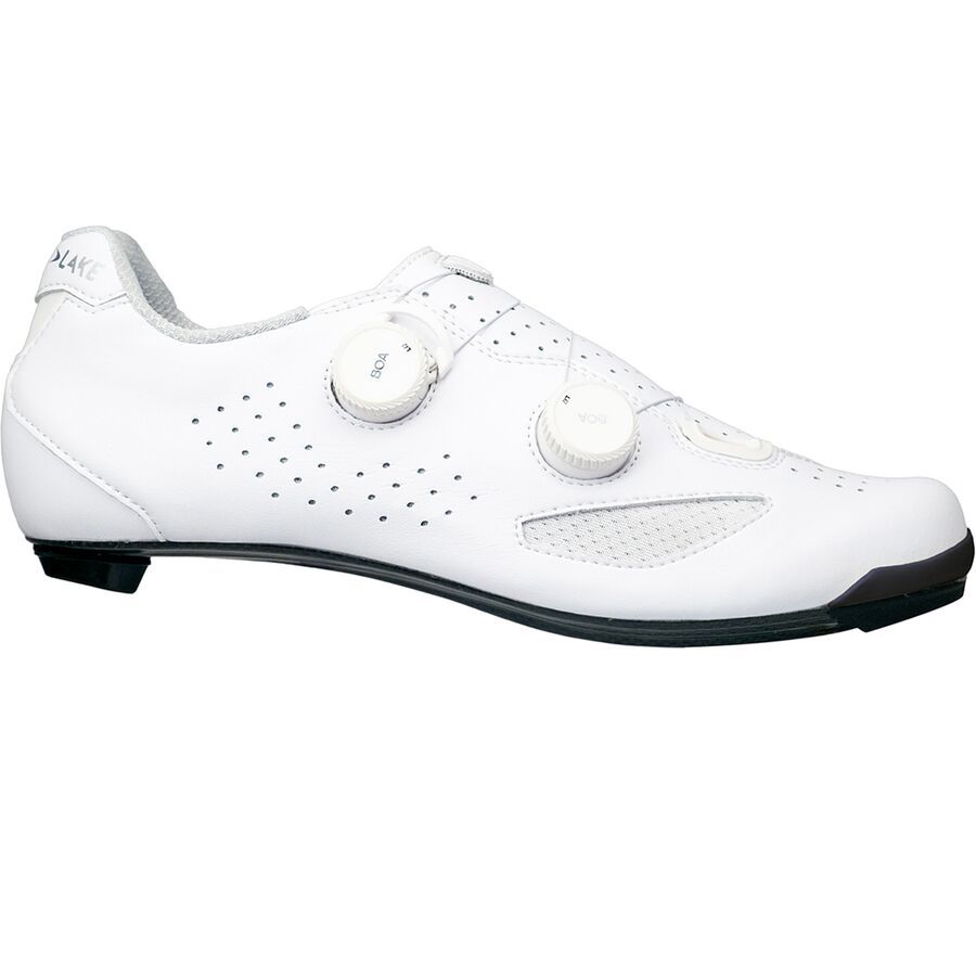 Lake CX239 Wide Cycling Shoe - Men's White/White Clarino