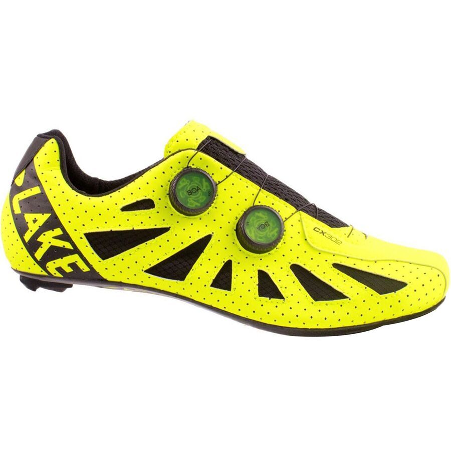 Lake CX302 Cycling Shoe - Men's Hi-Viz Yellow/Black