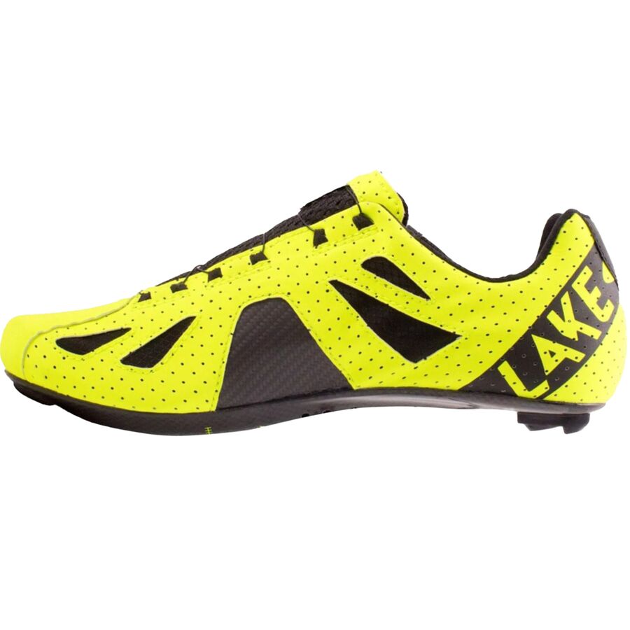 Lake CX302 Narrow Cycling Shoe - Men's Hi-Viz Yellow/Black