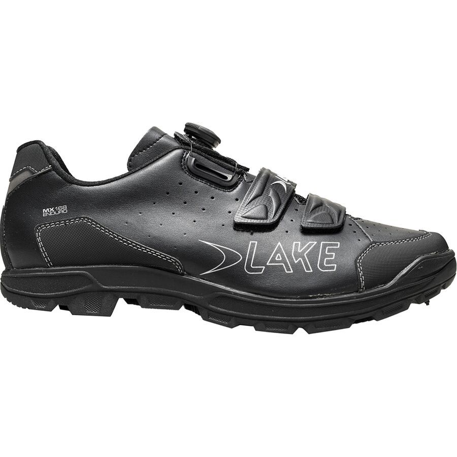 Lake MX168 Enduro Cycling Shoe - Men's Black/Silver