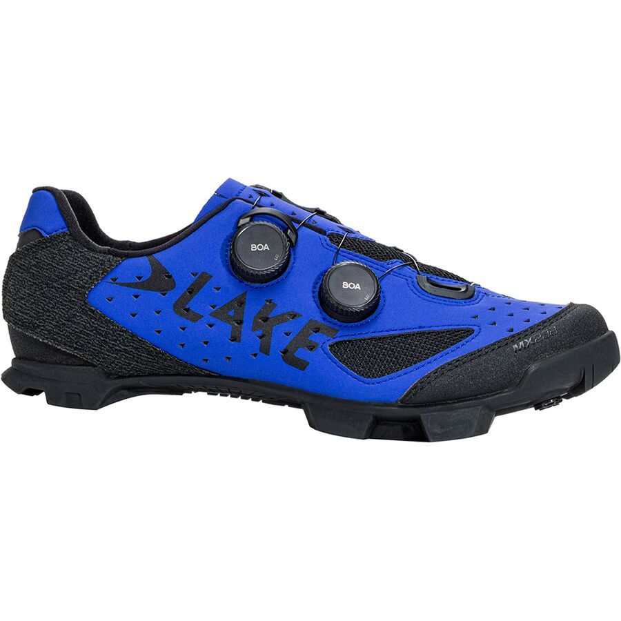 Lake MX238 Cycling Shoe - Men's Strong Blue/Black Microfiber
