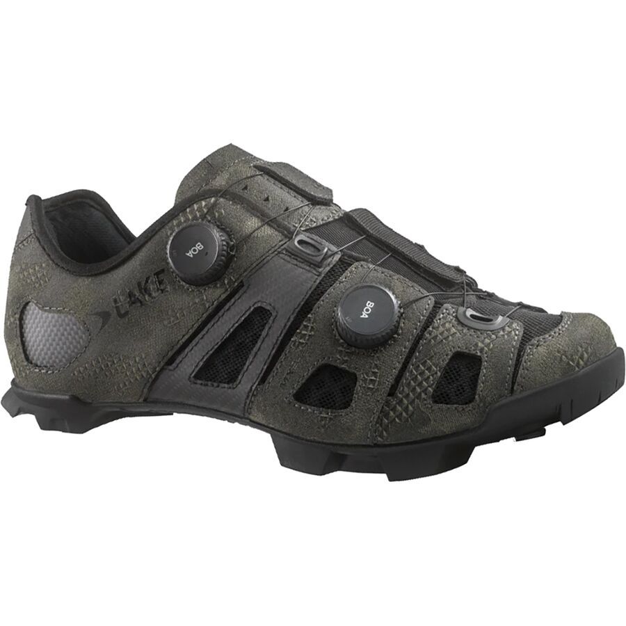 Lake MX242 Endurance Wide Cycling Shoe - Men's Bio Camo/Black