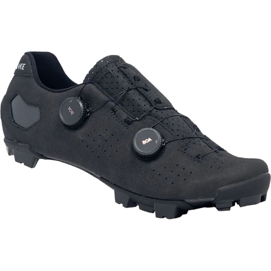 Lake MX333 Wide Cycling Shoe - Men's Black/Silver