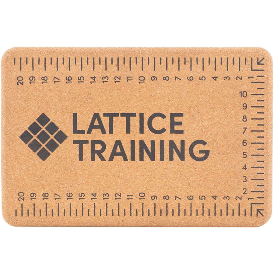 Lattice Flex Block - Cork Yoga Block Cork