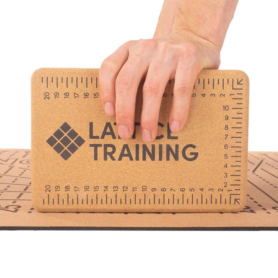 Lattice Flex Block - Cork Yoga Block Cork