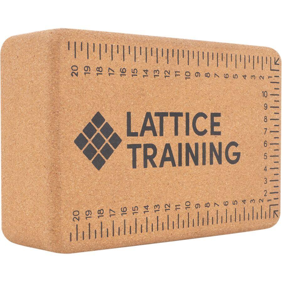 Lattice Flex Block - Cork Yoga Block Cork