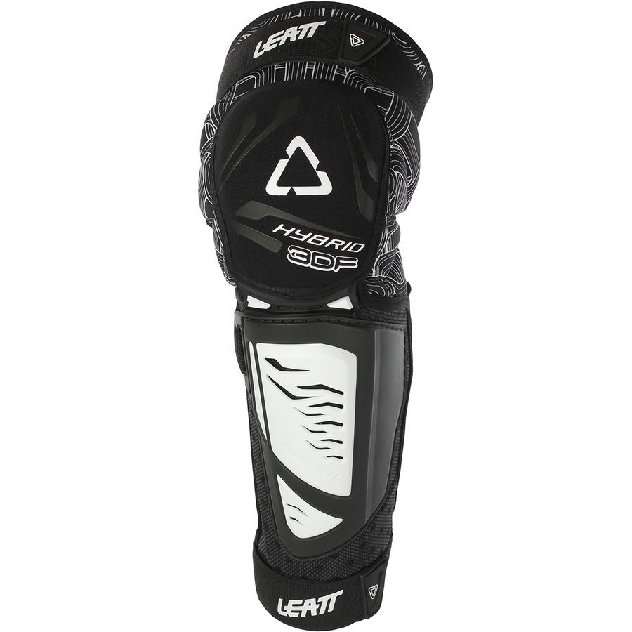 Leatt 3DF Hybrid EXT Knee & Shin Guard - Kids' White/Black