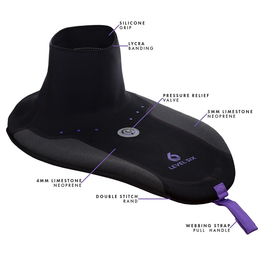 Level Six Class 6 Spray Skirt - XL Cockpit Black
