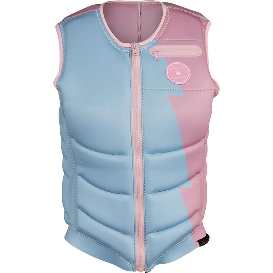 Liquid Force Breeze Claudia Comp Life Vest Blue/Rose