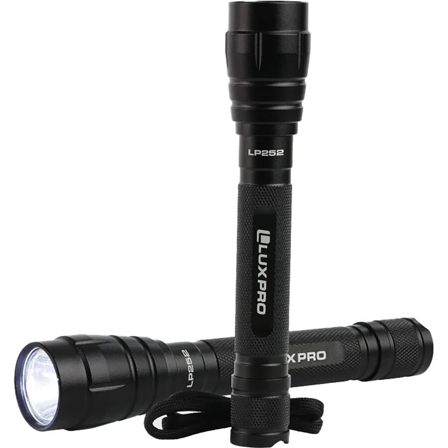 LUXPRO LED Flashlights - 2-Pack One Color