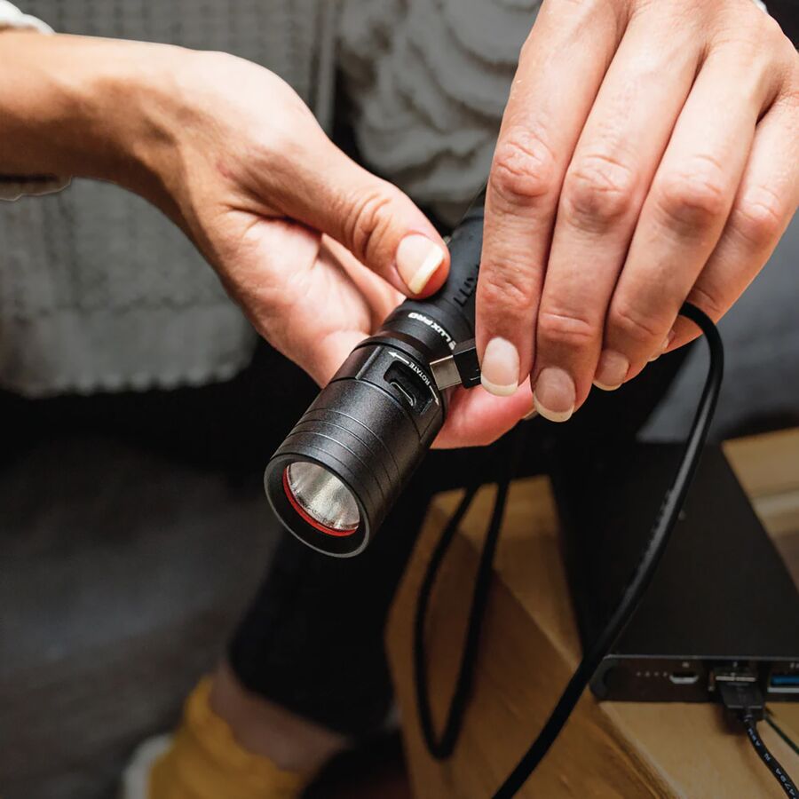 LUXPRO Rechargeable Flashlight One Color