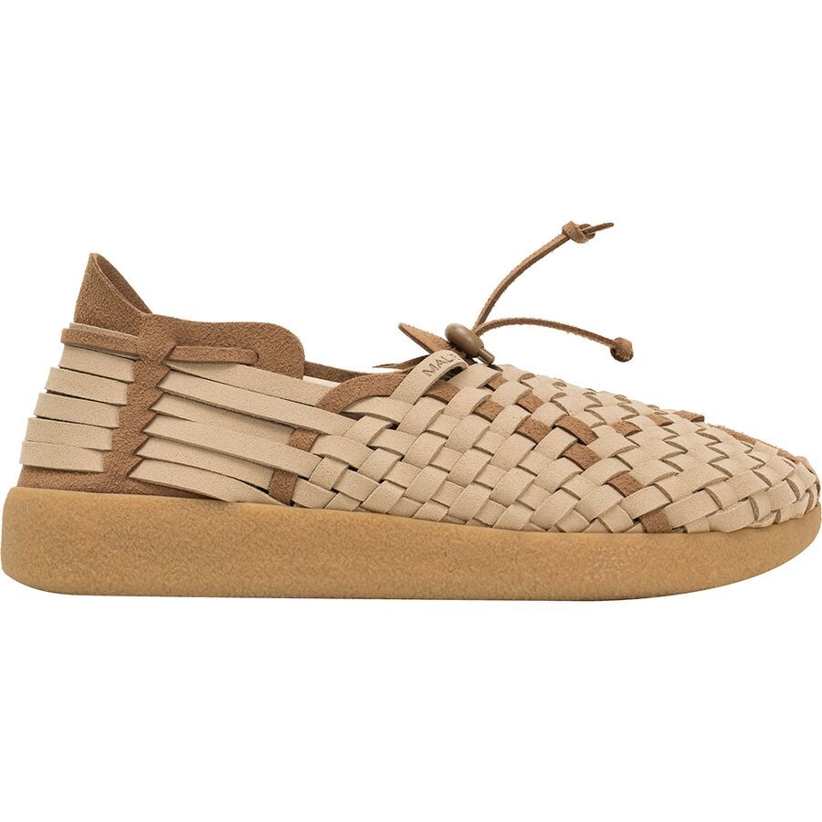 Malibu Sandals Latigo Suede Vegan Leather Rub Shoe Beige/Walnut/Tan