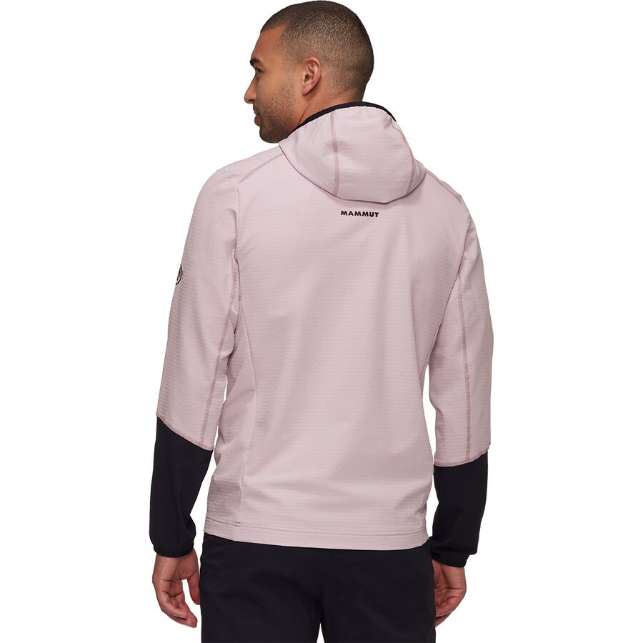 Mammut Madris Light ML 1/2-Zip Hoodie - Men's Alpine Calamint/Black