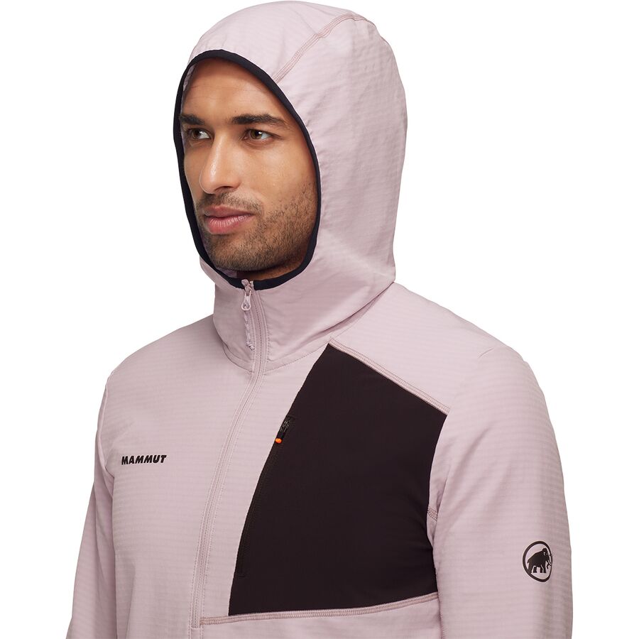 Mammut Madris Light ML 1/2-Zip Hoodie - Men's Alpine Calamint/Black