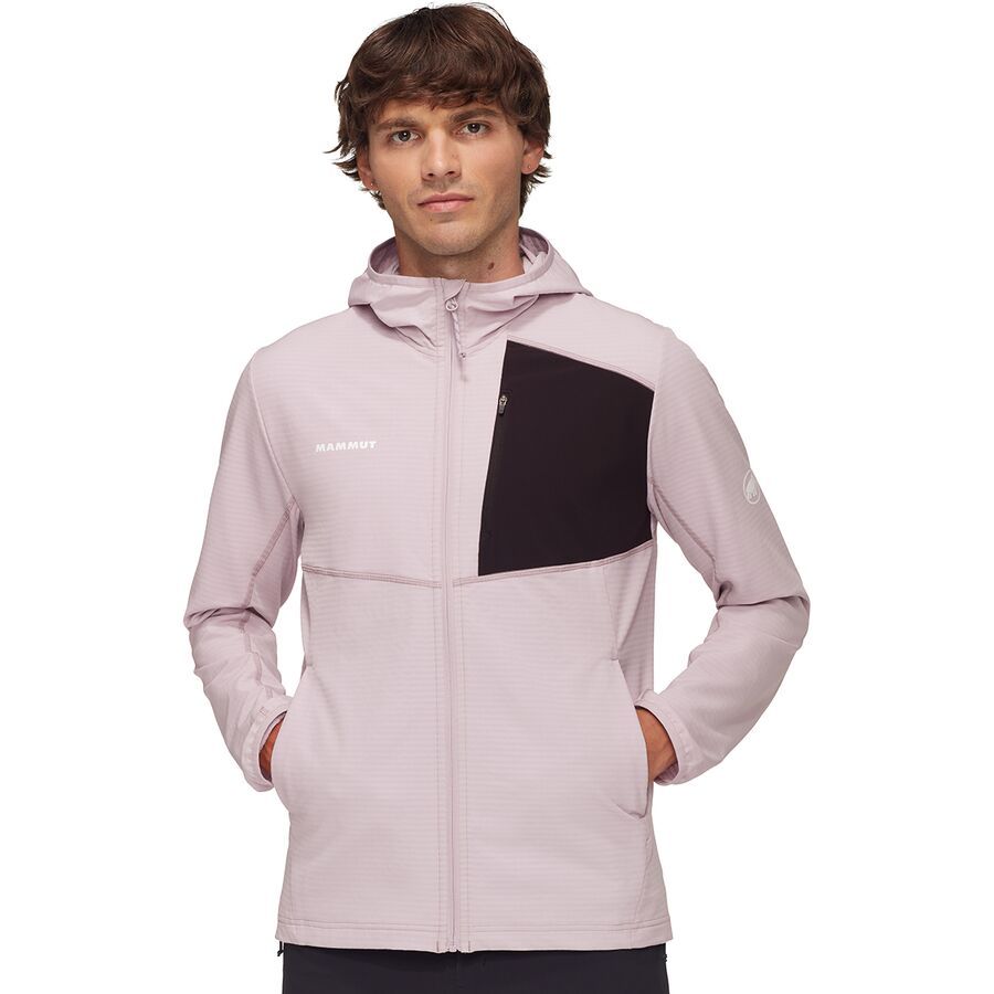 Mammut Madris Light ML Hooded Jacket - Men's Alpine Calamint/Black