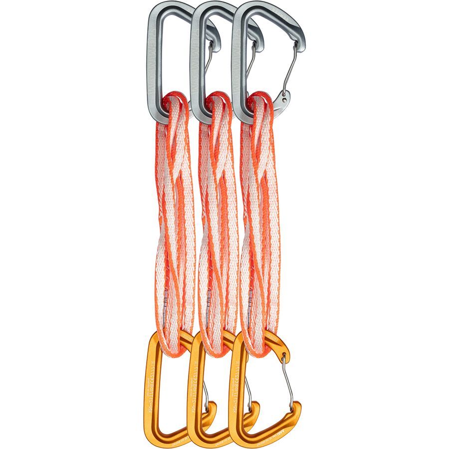 Mammut Sender Wire Quickdraw - 3-Pack Wire Gate/Wire Gate Light Grey/Gold