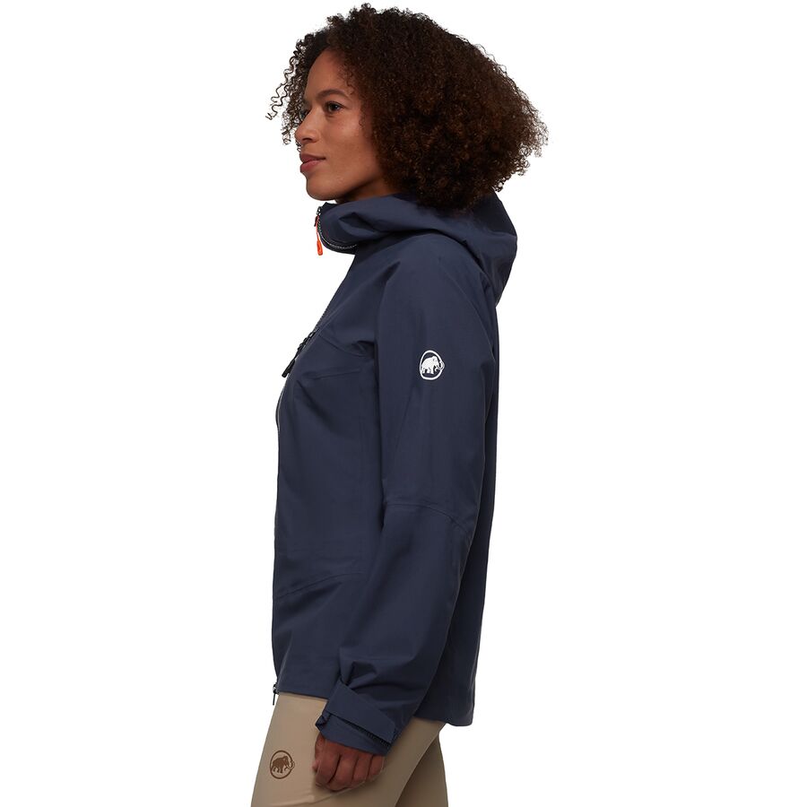 Mammut Taiss HS Hooded Jacket - Women's Marine/Black
