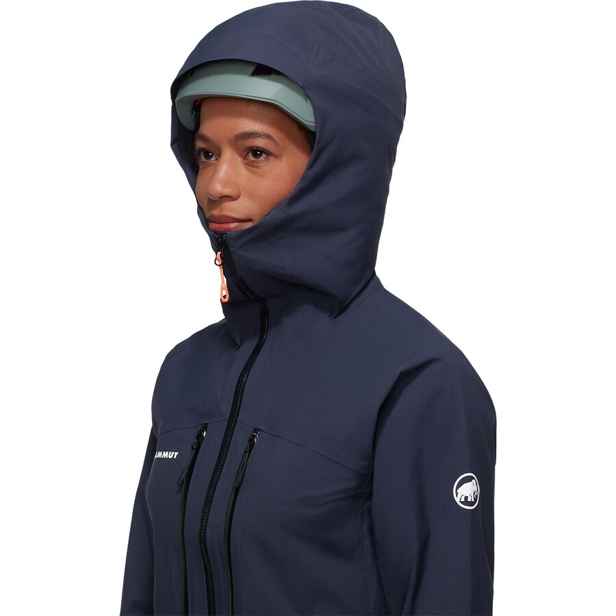 Mammut Taiss HS Hooded Jacket - Women's Marine/Black